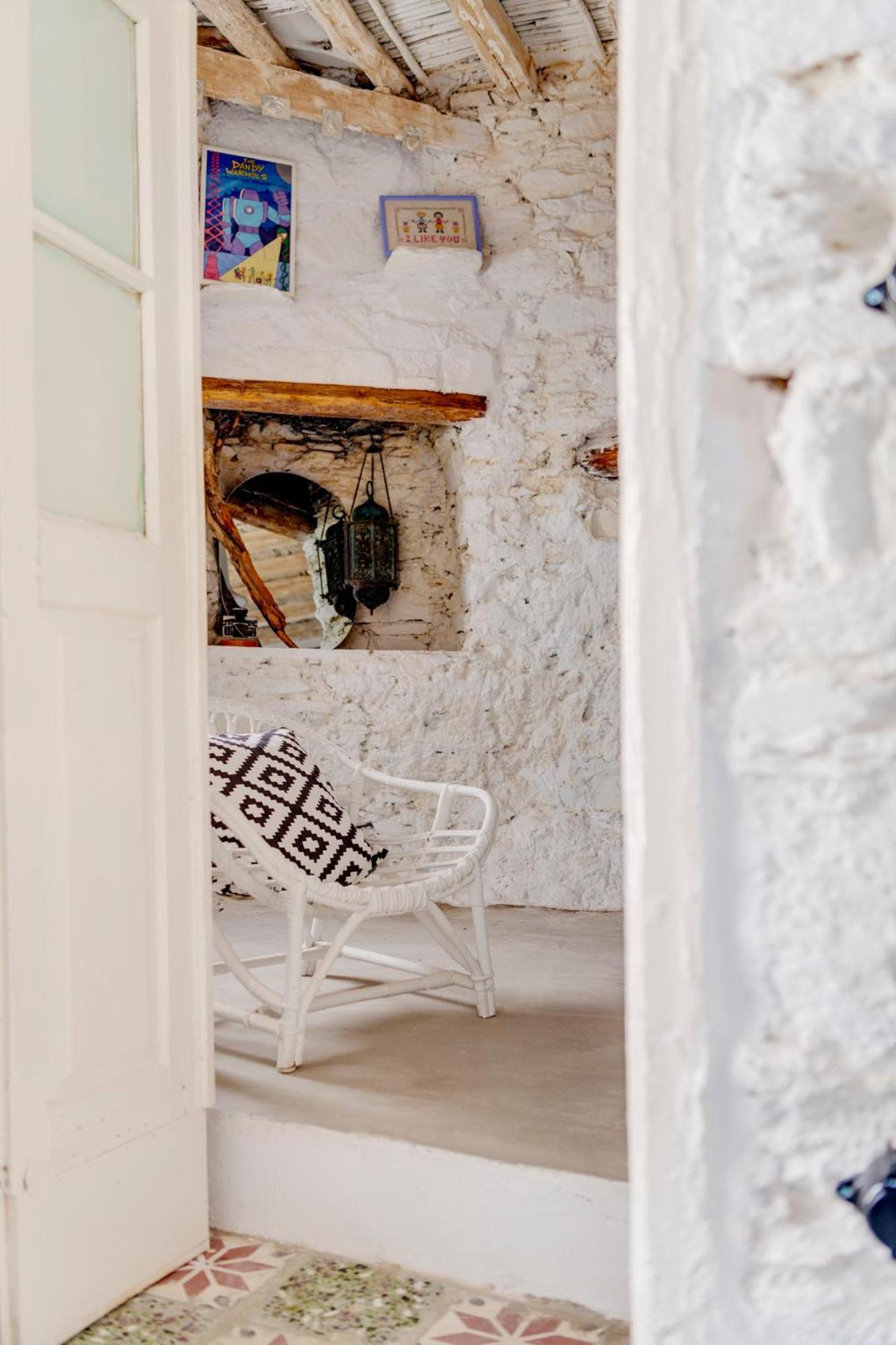 Syros Art House Villa Ano Syros Bagian luar foto