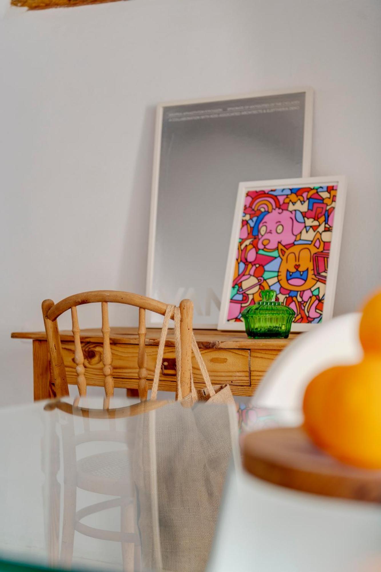 Syros Art House Villa Ano Syros Bagian luar foto